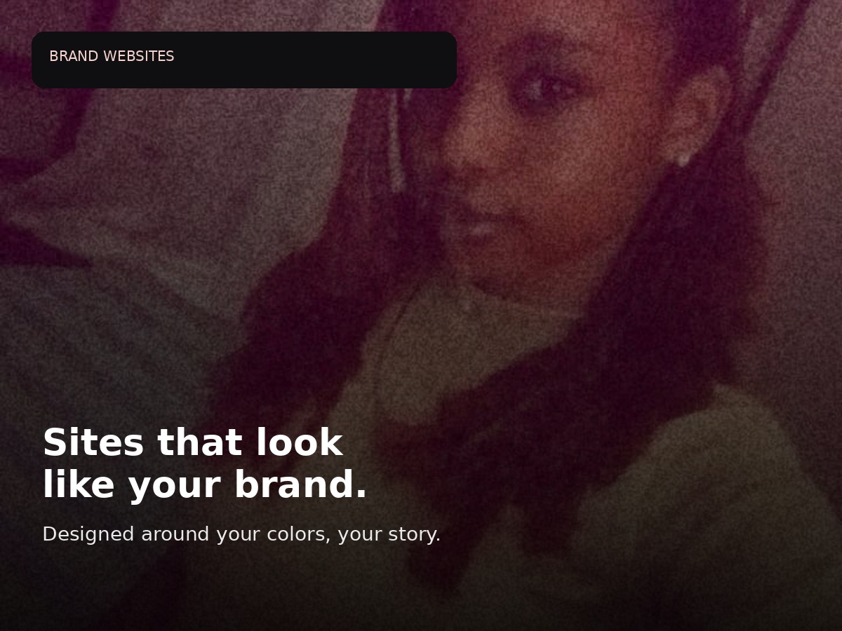 Brand websites, sites that look like your brand